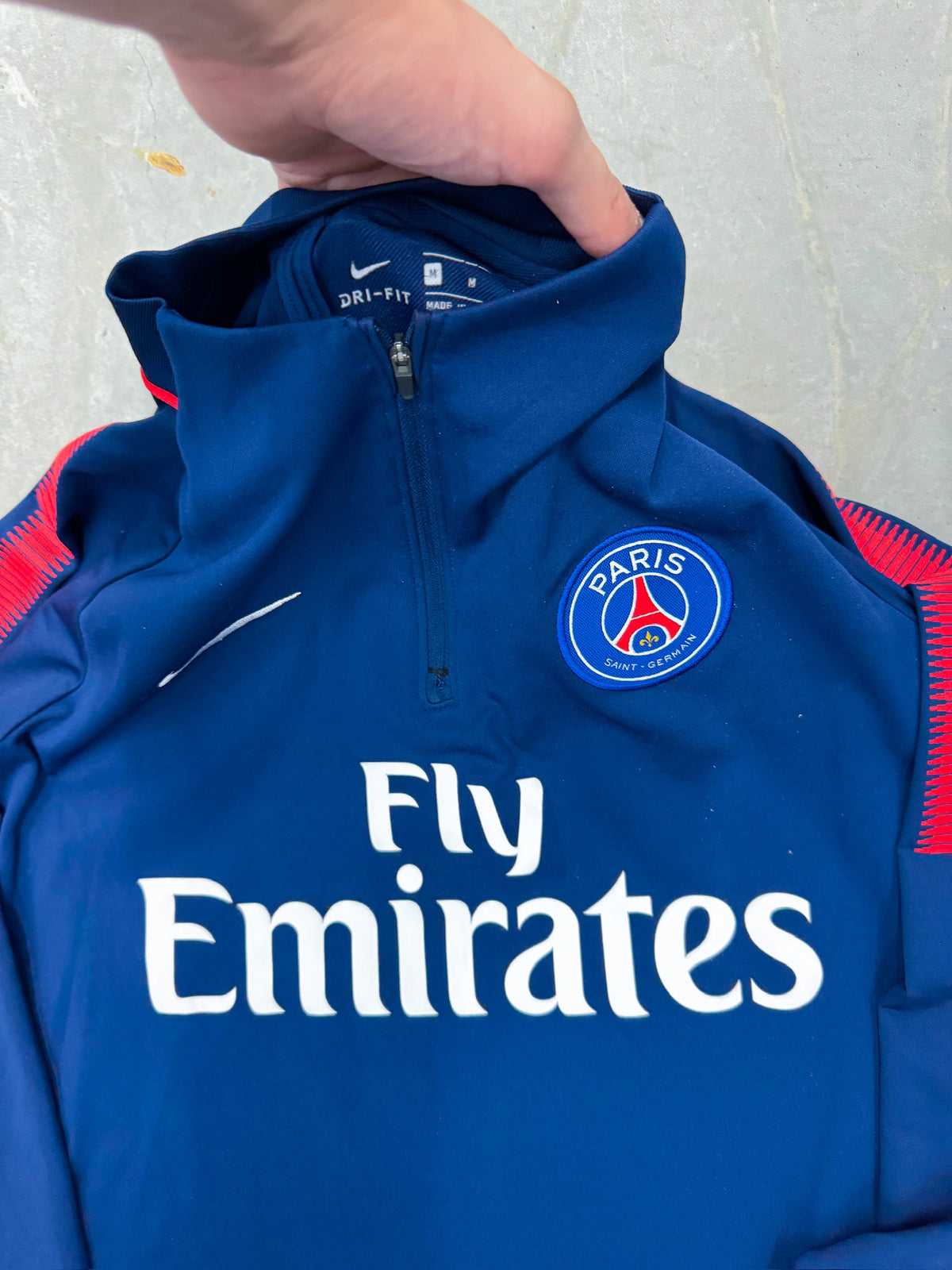 Vintage Nike x PSG Sport Zipper Pullover | M