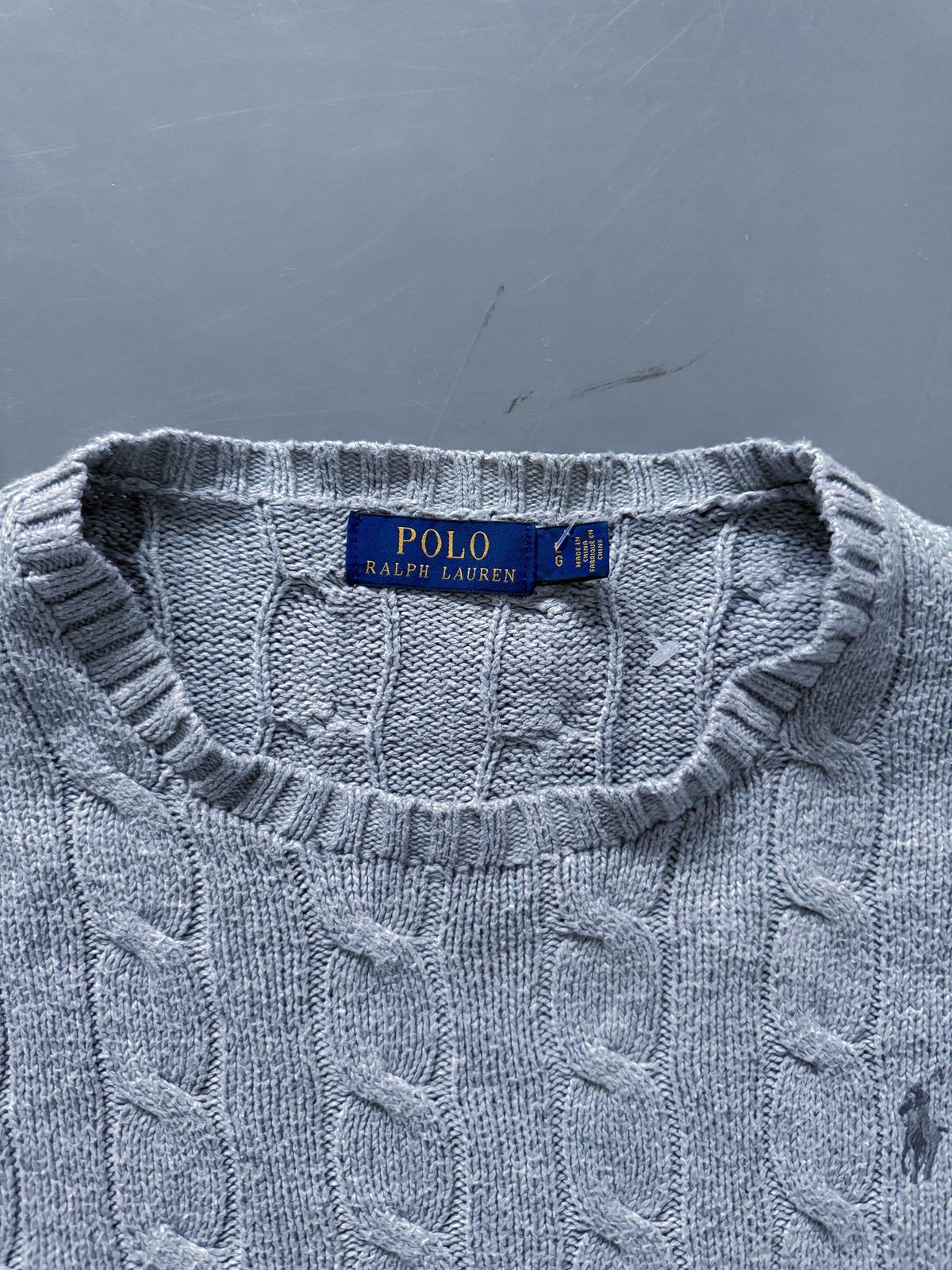 Polo Ralph Lauren Vintage *CABLE KNIT* Pullover | L