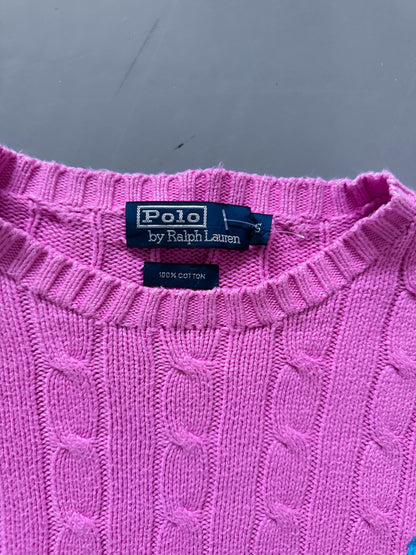 Polo Ralph Lauren Vintage *CABLE KNIT* Pullover | S