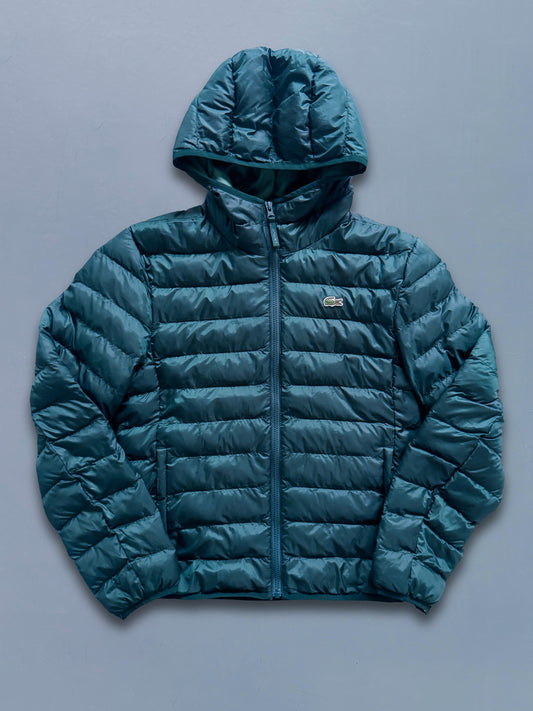 Lacoste Vintage *FOREST GREEN* Puffer / Winter Jacket | L